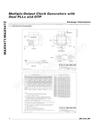 MAX9471ETP+T Datasheet Pagina 12