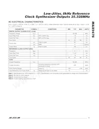 MAX9476EUG-T Datasheet Page 3