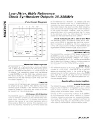 MAX9476EUG-T Datasheet Page 6