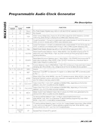 MAX9485ETP-T Datasheet Page 6