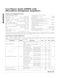 MAX9856ETL+T Datasheet Page 2