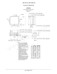 MC10E142FNR2G Datasheet Page 7