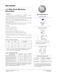MC12026ADR2G Datenblatt Cover