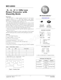 MC12093DR2G Datasheet Cover