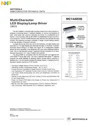 MC14489BPE Datasheet Cover