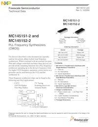 MC145152DW2R2 Datenblatt Cover