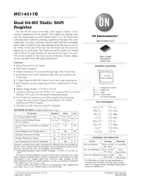 MC14517BDWR2 Datasheet Cover
