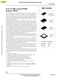 MC145483EG Datasheet Cover