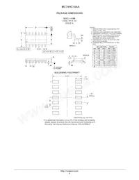 MC74HC164ADTR2 Datasheet Pagina 9