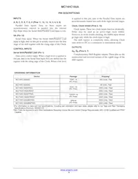 MC74HC165AFG Datasheet Pagina 6