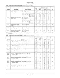 MC74HC595ADT Datenblatt Seite 3
