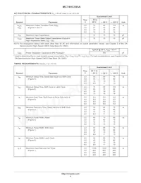 MC74HC595ADT Datenblatt Seite 4