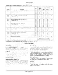 MC74HC597ADTG Datasheet Page 5