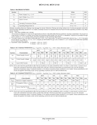 MCH12140DR2G Datasheet Page 3