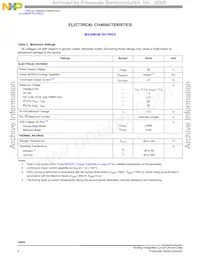 MCZ34652EFR2 Datasheet Pagina 4