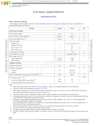 MCZ34653EFR2 Datasheet Page 4