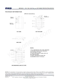 MP5022CGQV-P Datasheet Page 21