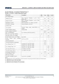 MP62340DS-1-LF Datasheet Pagina 3