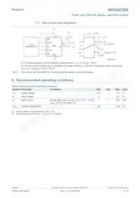 NPIC6C595D Datasheet Page 6