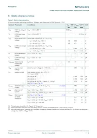 NPIC6C595D Datasheet Page 7