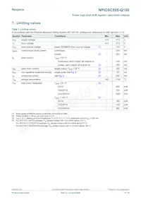 NPIC6C595PW-Q100 Datasheet Page 5