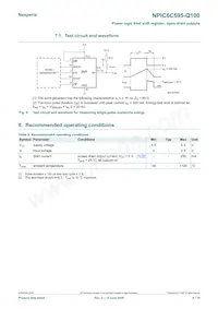NPIC6C595PW-Q100 Datasheet Page 6