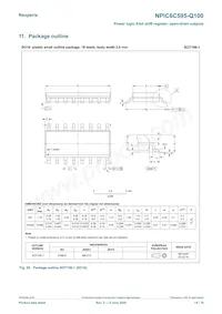 NPIC6C595PW-Q100數據表 頁面 14