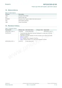 NPIC6C595PW-Q100 Datasheet Page 17