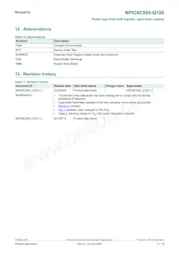 NPIC6C595PW-Q100 Datasheet Pagina 17