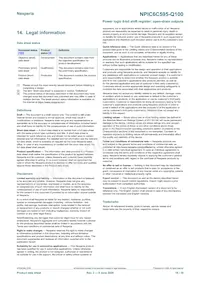 NPIC6C595PW-Q100 Datasheet Pagina 18