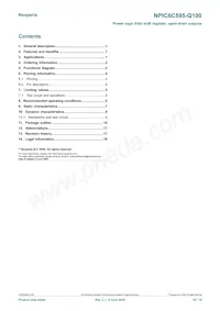 NPIC6C595PW-Q100 Datasheet Pagina 19