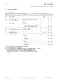 NPIC6C596ABQX Datasheet Page 5
