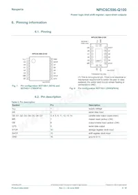 NPIC6C596BQ-Q100 Datasheet Page 4