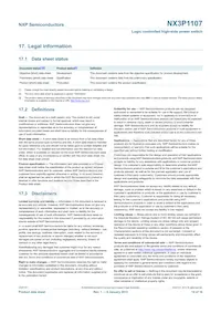 NX3P1107UKZ Datasheet Pagina 14