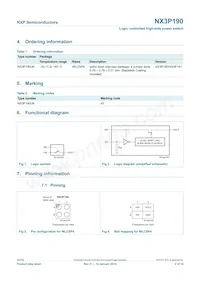 NX3P190UK Datenblatt Seite 2