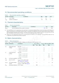 NX3P191UK Datasheet Page 4