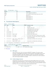 NX5P1000UKZ Datasheet Pagina 4