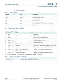 NX5P2190UKZ數據表 頁面 4