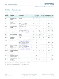 NX5P2190UKZ Datasheet Page 9