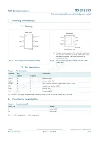 NX5P2553GUZ Datasheet Page 3