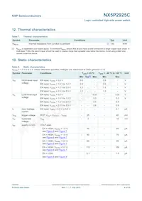 NX5P2925CUKZ Datasheet Page 6