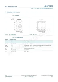NX5P3090UKZ數據表 頁面 4