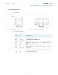 NX5P3363UKZ Datasheet Page 4