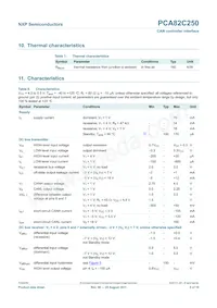 PCA82C250T/N4 Datasheet Page 5