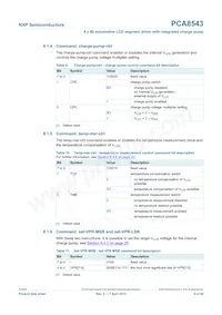PCA8543AHL/AY Datasheet Pagina 8