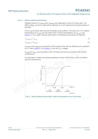 PCA8543AHL/AY Datasheet Page 23