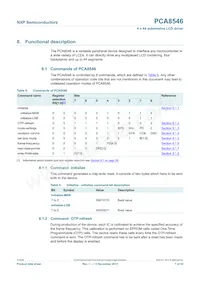 PCA8546ATT/AJ Datasheet Page 7