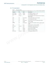 PCF85134HL/1 Datasheet Page 5