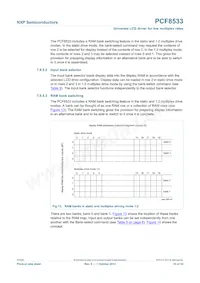 PCF8533U/2/F2 Datasheet Pagina 23