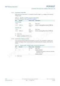 PCF8537AH/1 Datasheet Page 11